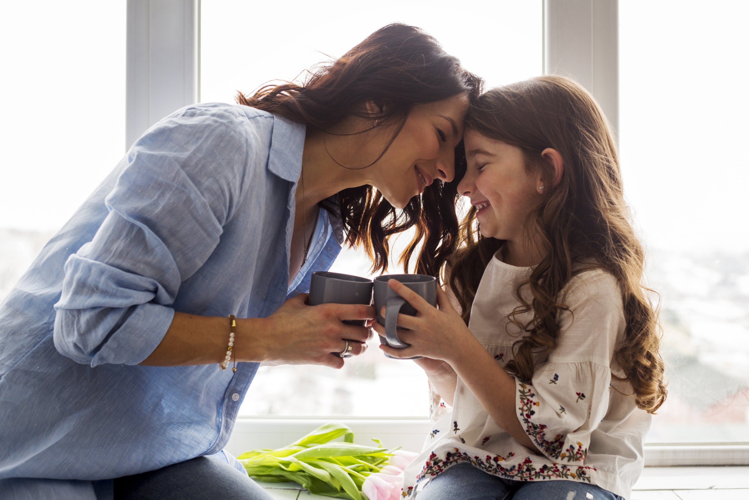 Mother with her Daughter