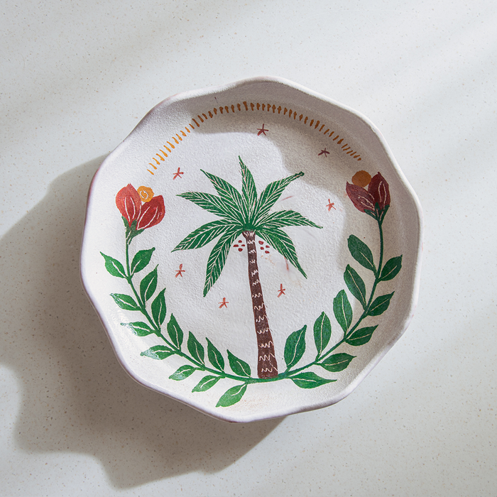Palm Embrace Wall Plate - Ellie Home