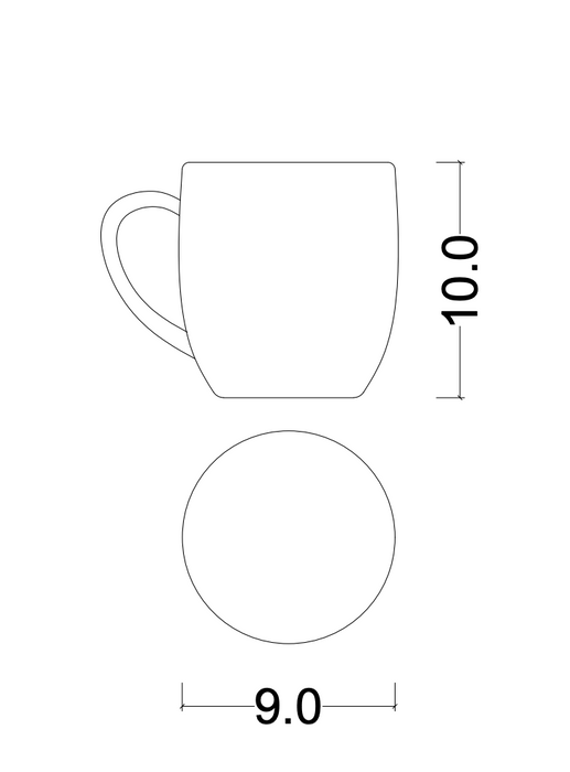 Earthy Cylinder Mugs Set - Ellie Home