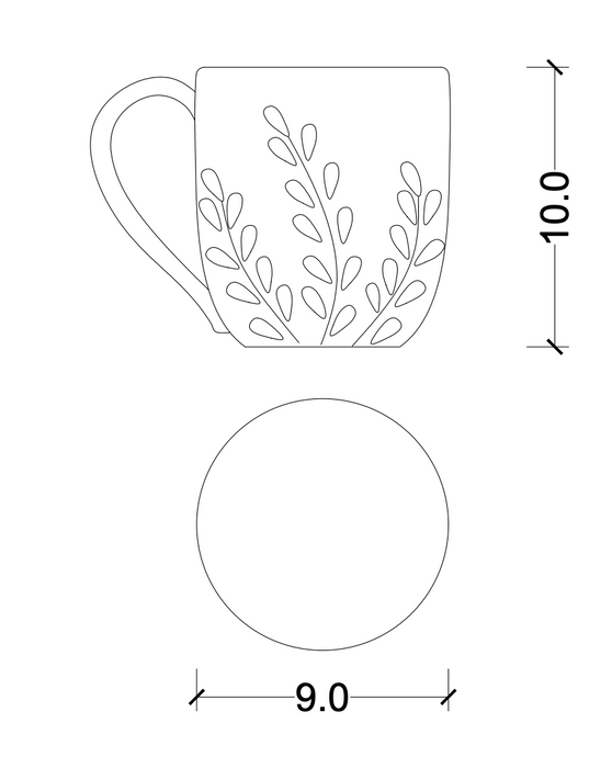 Falling Leaves Mug - Ellie Home