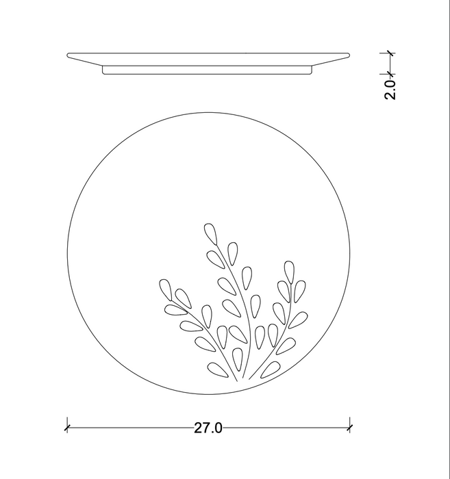 Falling Leaves Plates - Ellie Home
