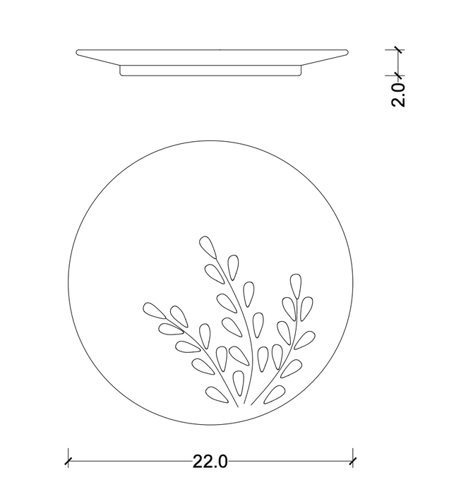 Falling Leaves Plates - Ellie Home