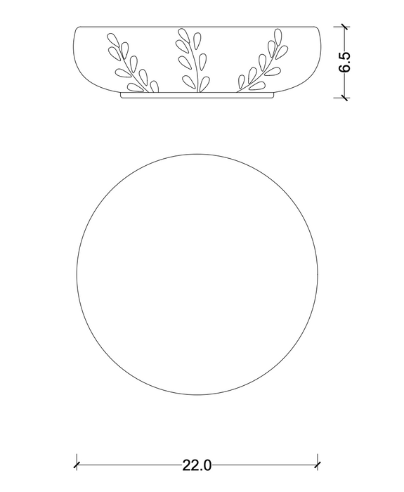 Falling Leaves Pasta Bowl - Ellie Home