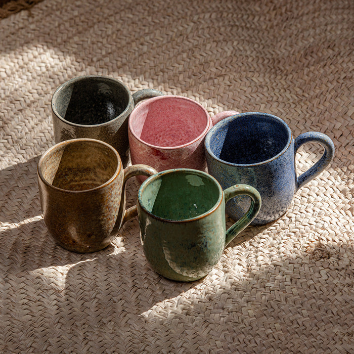 Earthy Cylinder Mugs Set - Ellie Home