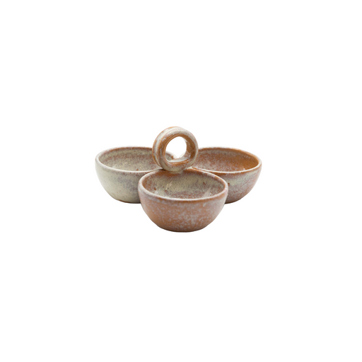 Earthy Triple Serving Bowl - Ellie Home